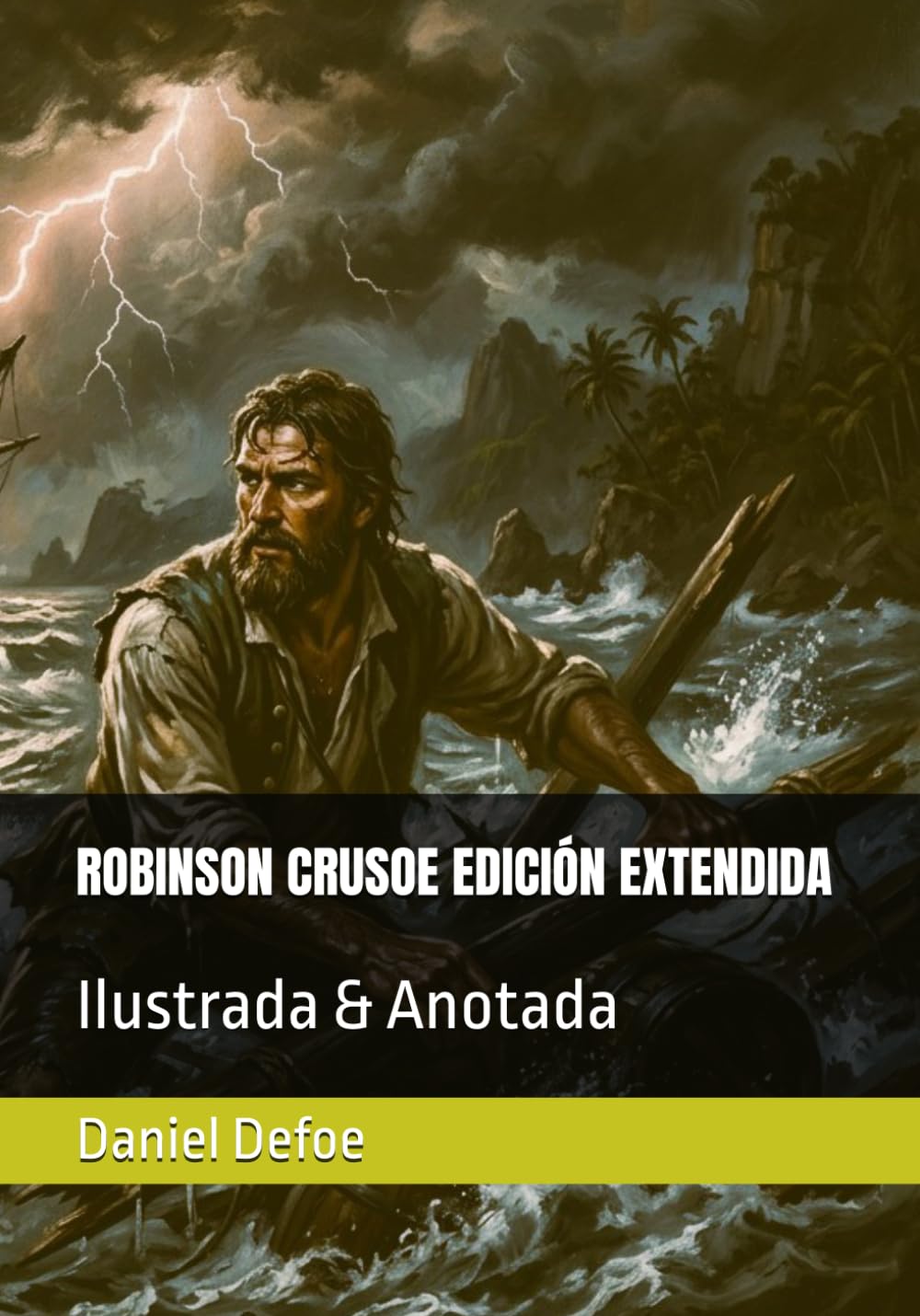 ROBINSON CRUSOE EDICIÓN EXTENDIDA: Ilustrada & Anotada