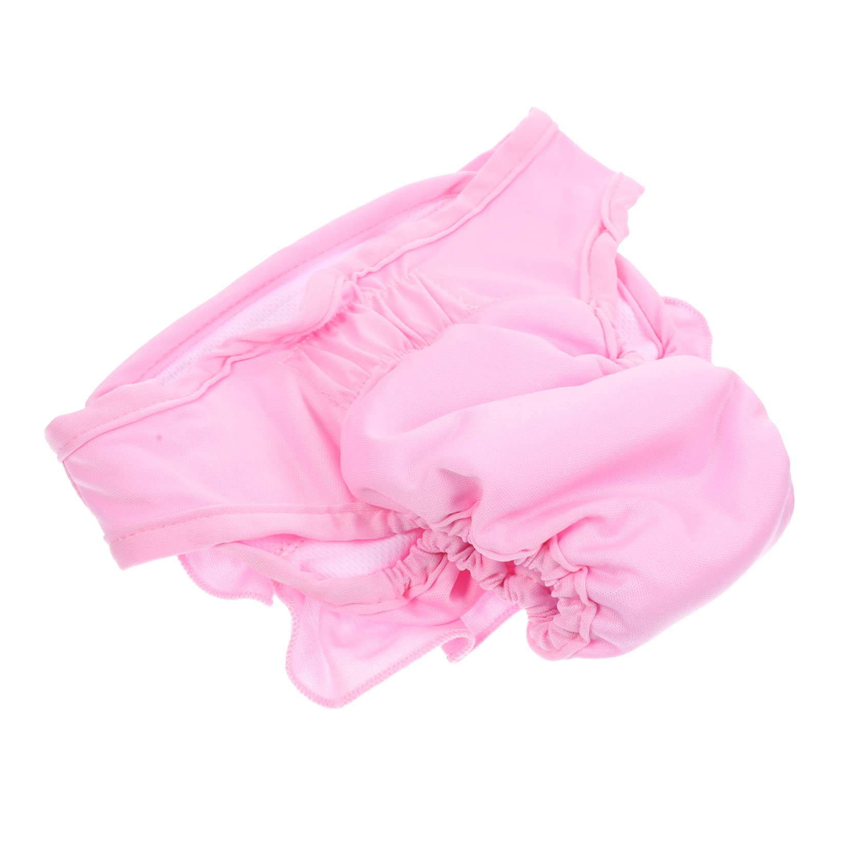 Angoily 4piezas Pañal Reutilizable para Perros Braguitas Sanitarias Absorbentes para Perros Pequeños Período Ajustables y Cómodas Protección Efectiva para Hembras Diseño Elegante y