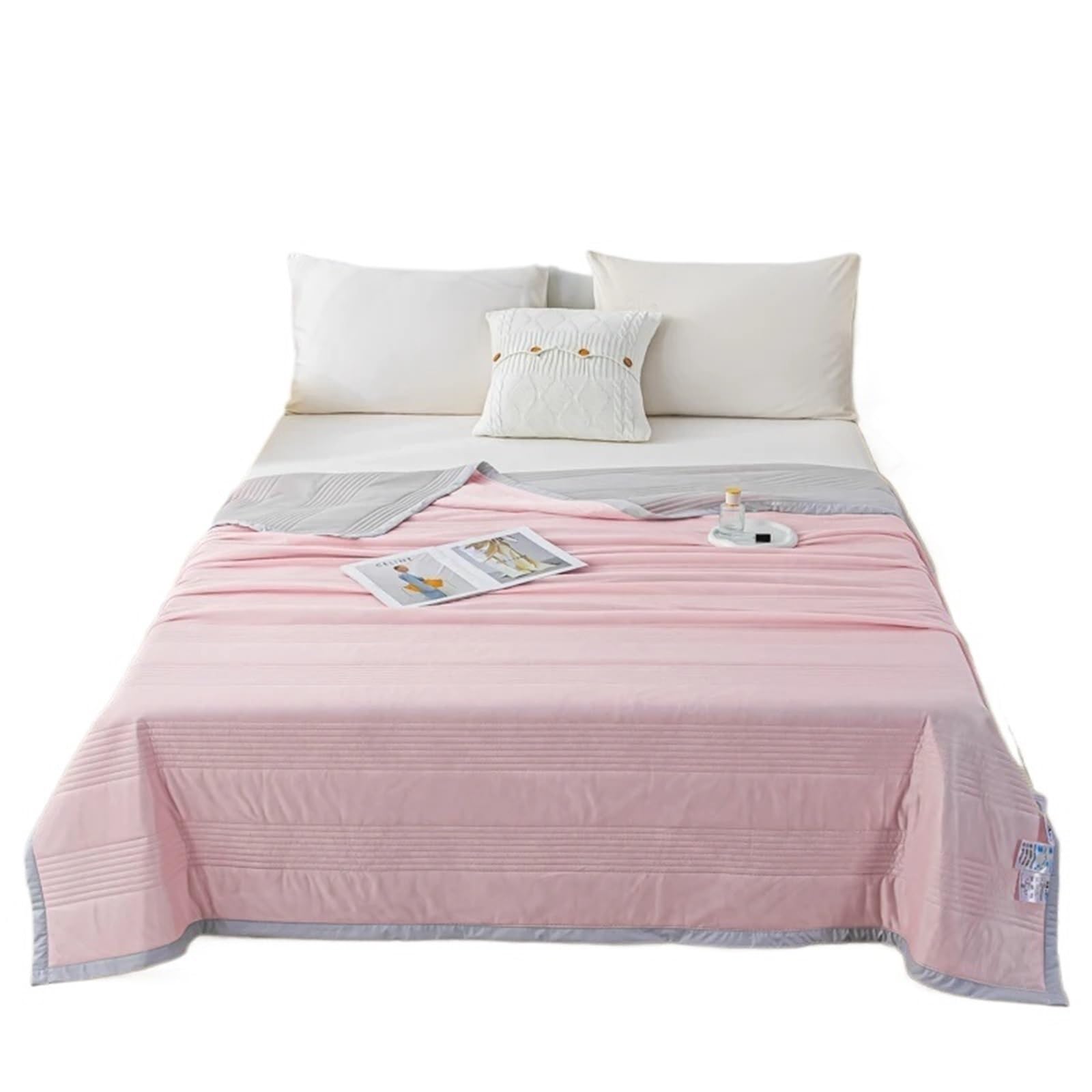 GSJNHY Cooling Blankets Summer Blanket Cooling Quilt Reversible Bedspread Quilted Coverlets King Size for summer(Color03,200x230cm)