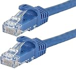 Monoprice Flexboot Cat6 Ethernet Patch Cable - Network Internet Cord - RJ45, Stranded, 550Mhz, UTP, Pure Bare Copper Wire, 24AWG, 25ft, Green