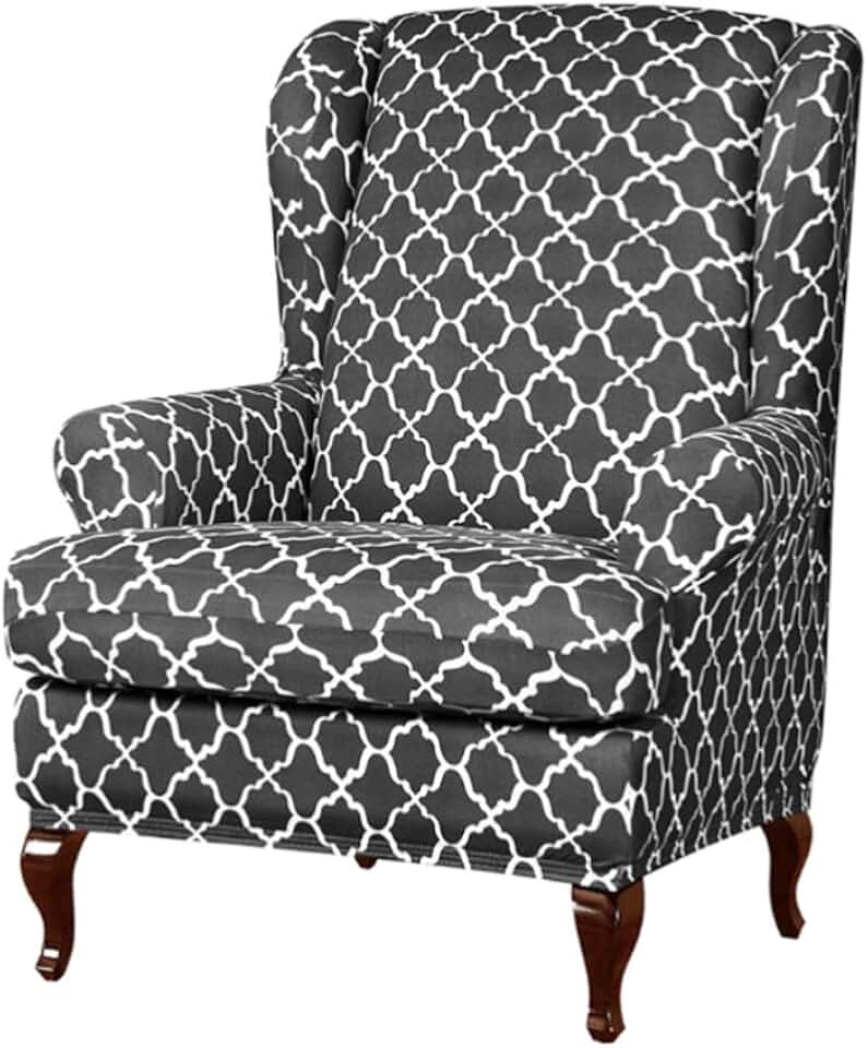 high back chair slipcover