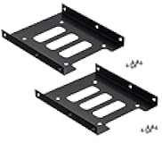 SSD Mounting Bracket 2.5 to 3.5 Adapter 2 Pack,SSD Bracket SSD Tray Adapter 2.5