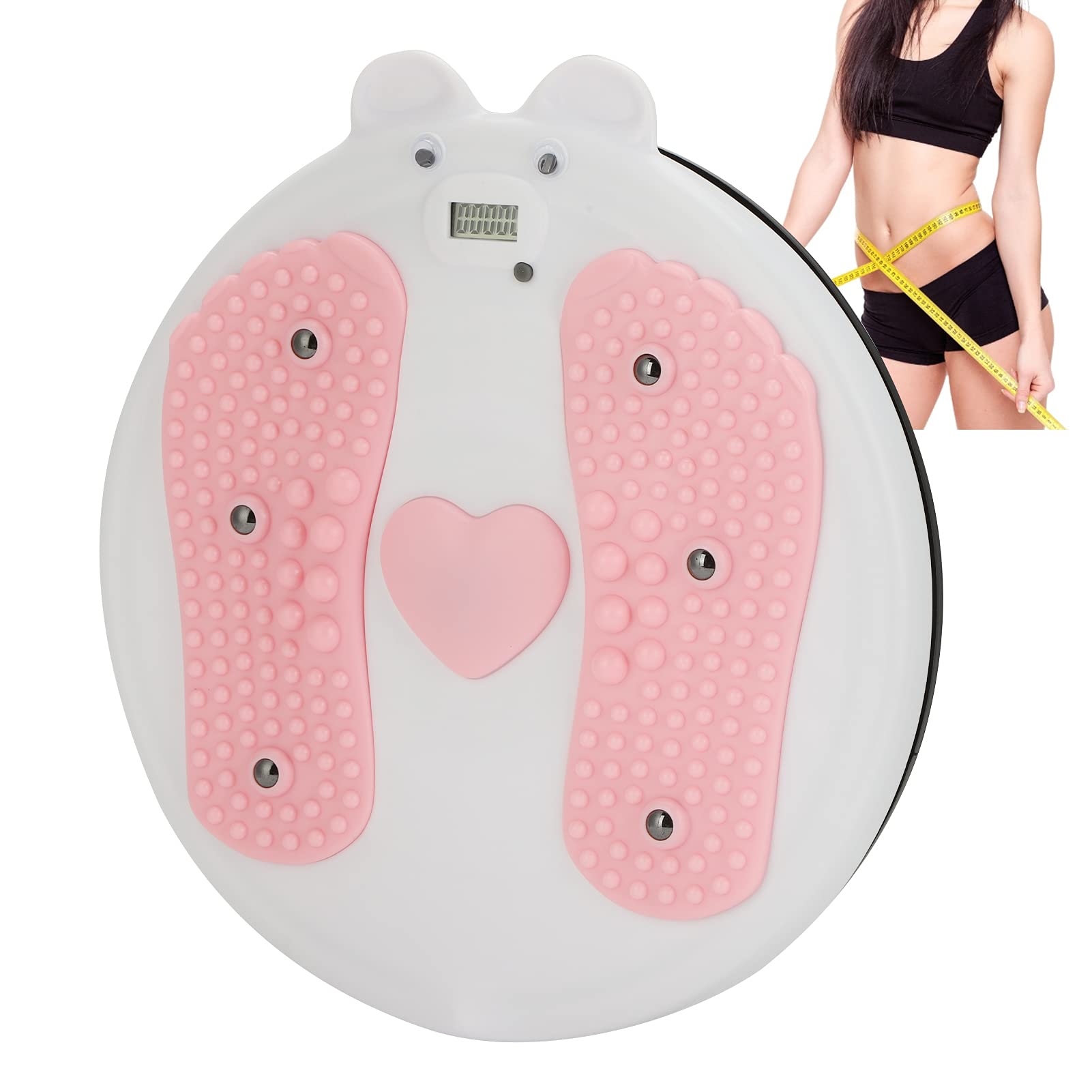 Vita Twisting Disc Vita Twister Antiscivolo Rotondo Rotante Balance Board Piastra per Bordo Macchina per Modellare il Corpo Attrezzo Sportivo per Esercizi con 6 Magneti