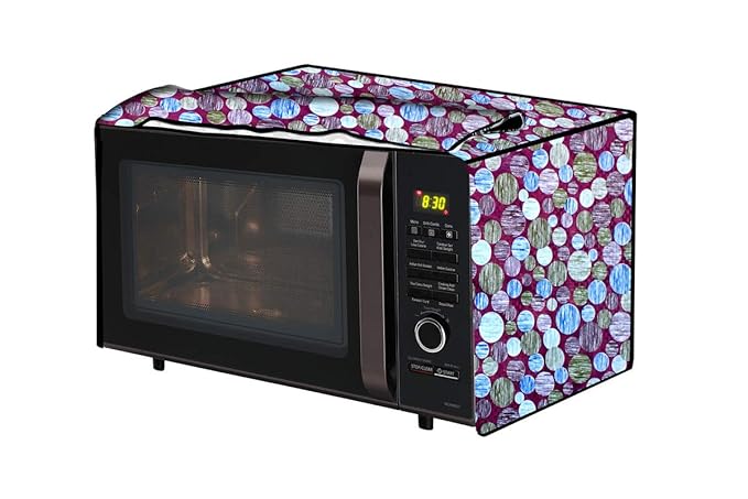The Furnishing Tree Microwave Oven Cover for Borosil Prima 25 Liter 1500 Watt Convection Oven Toaster Griller (OTG) Abstract Pattern Multicolor Light