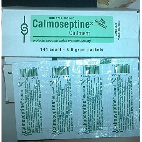 Calmoseptine Ointment Foil Packets 1/8 Oz 3.5G for Rashes and Irritated Skin - Case of 144 Cover