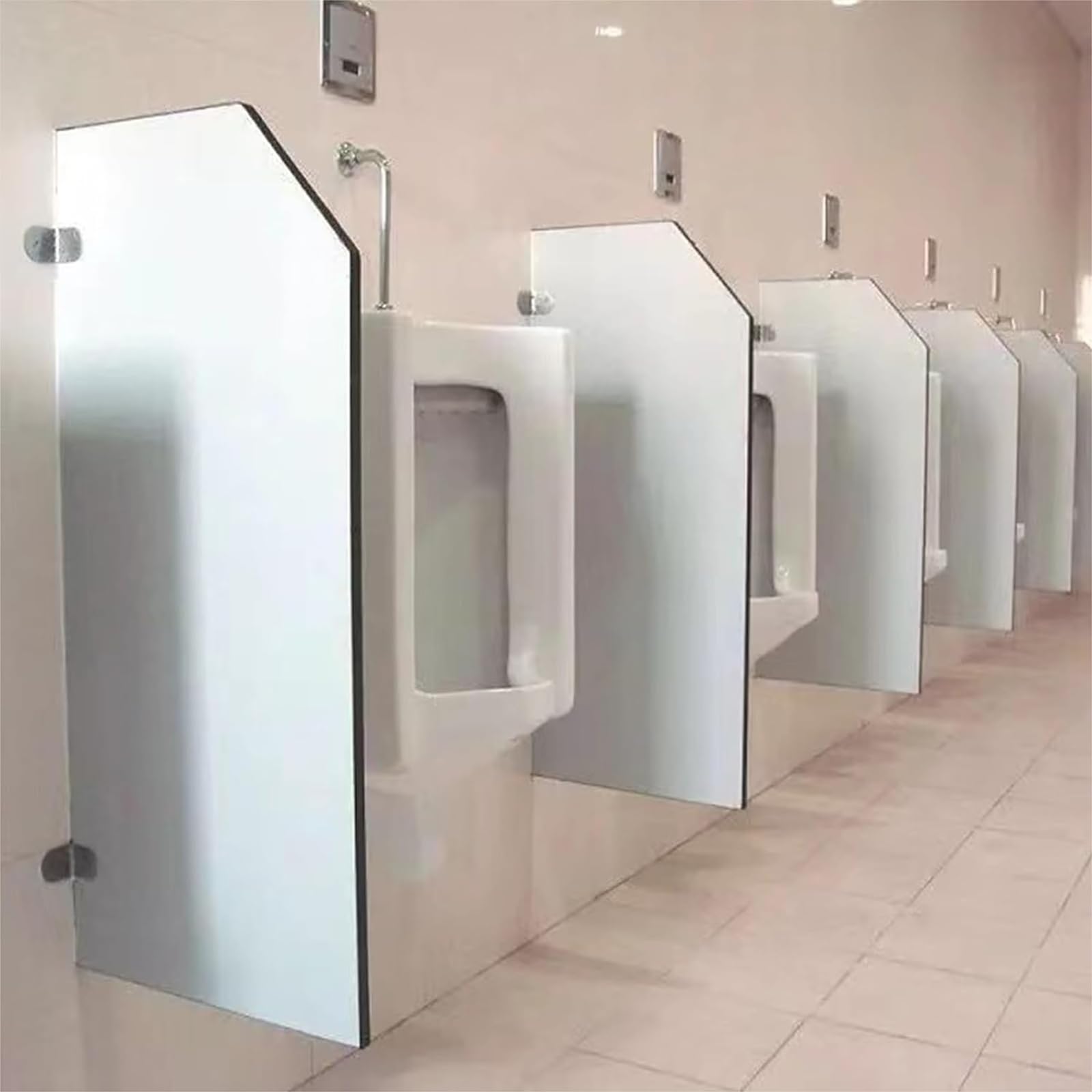 GTHTUHFD Wallmounted Urinal Divider 5Pcs Waterproof Baffle For Public Restrooms Adult Toilet Partitions White Urinal Partit For Hotels & Public Places,White-4pcs