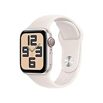 Apple Watch SE (2ª gen.) GPS + Cellular 40 mm Smartwatch con cassa in alluminio Galassia e Cinturino Sport Galassia – S, M. Tracker per il fitness e il sonno, app Battito, Rilevamento incidenti