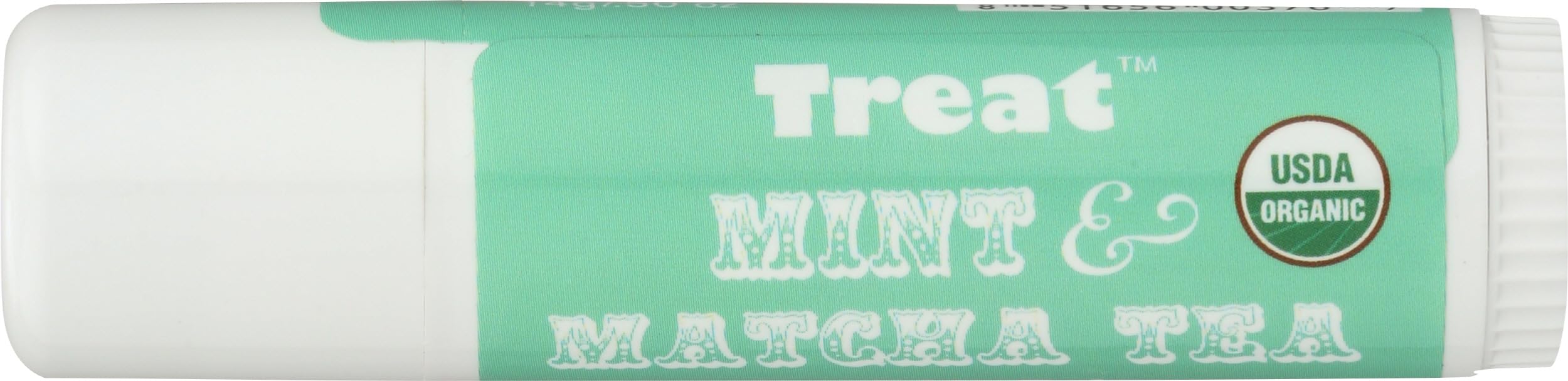 Treat Jumbo Lip Balm - Mint & Matcha Tea Eye & Lip Balm, Organic & Cruelty Free (.50 OZ)