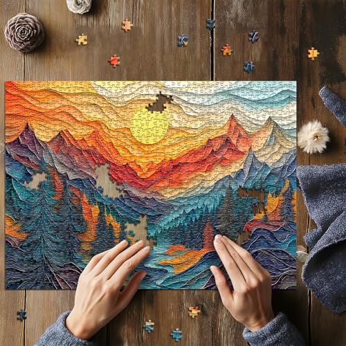 Puzzle Paisaje Montañas 16 años miniatura 3