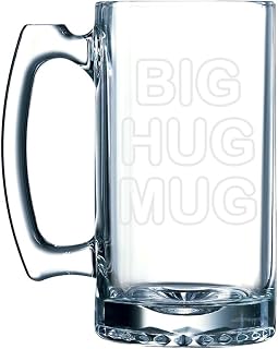 Big Hug Flask - Big Hug Mug Parody - 26.5 Ounce Glass Mug Stein