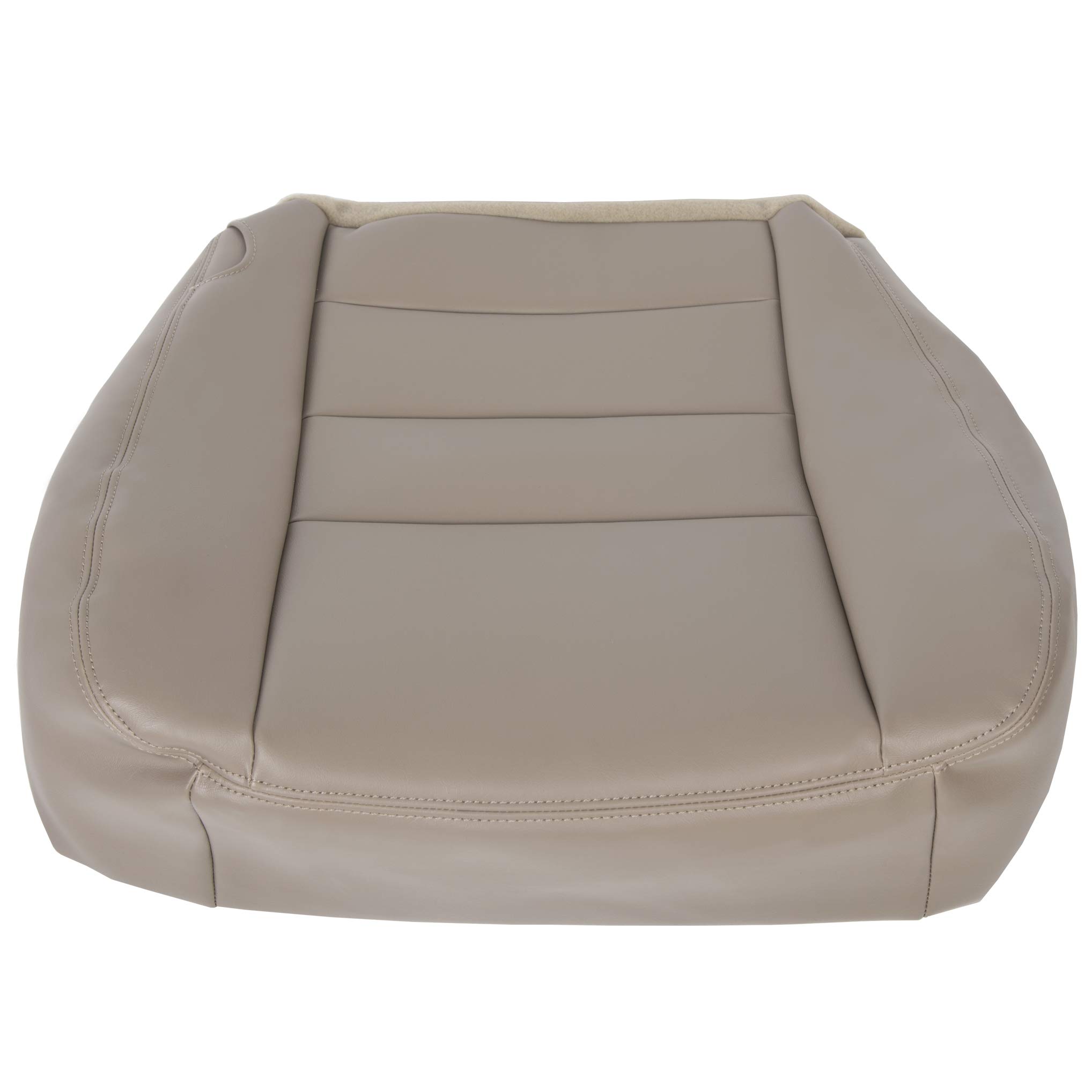 Driver Bottom Seat Cover Tan Left Compatible with 2002 2003 2004 Ford Excursion Limited