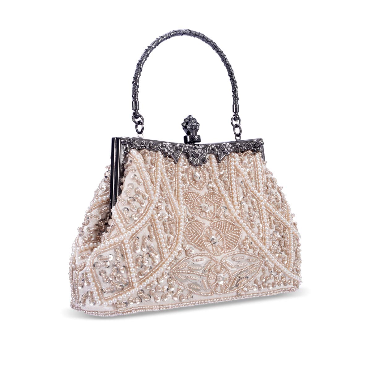 zebrumDamen Abend-Clutch, Designer-Abendhandtasche, Party-Clutch-Geldbrse