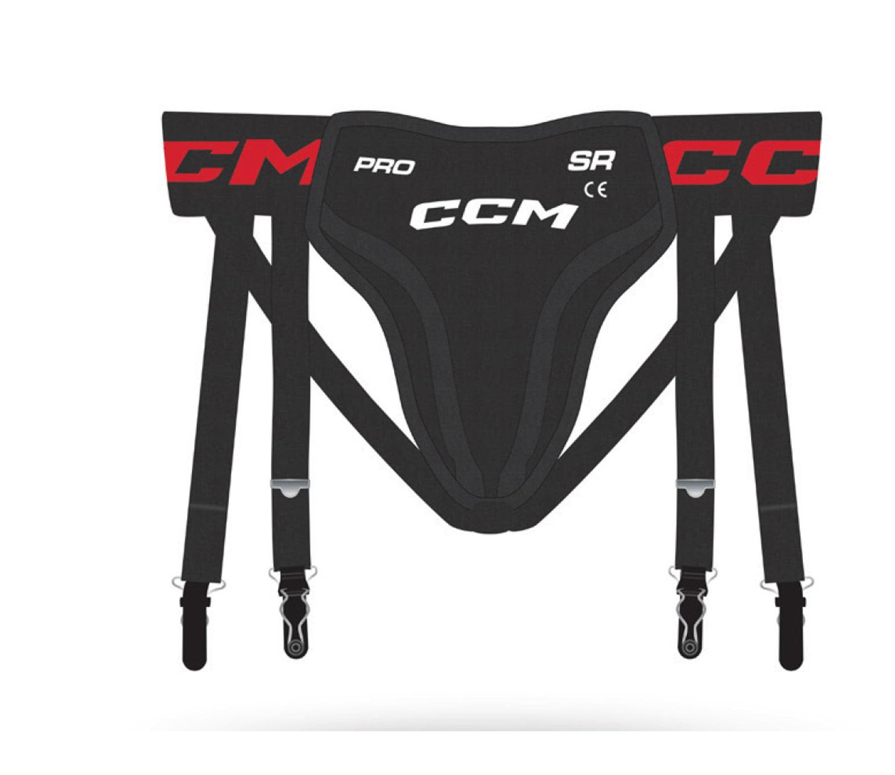 CCM Coquille Combo Pro 3 en 1 avec sangles Senior