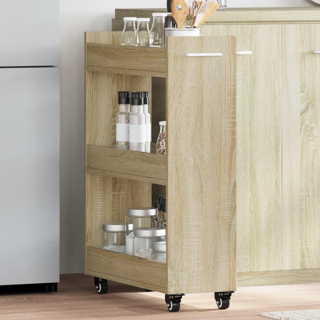 Mueble auxiliar con cajón estrecho para almacenamiento en el dormitorio