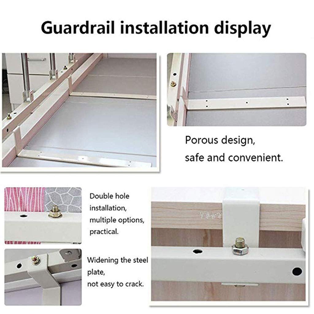 Barandilla de Cama Individual para Ancianos Barandilla de Cama para niños pequeños Protector Lateral de Seguridad Plegable para Ancianos, Adultos Asa de Ayuda Barandilla de Cama para discapacitados