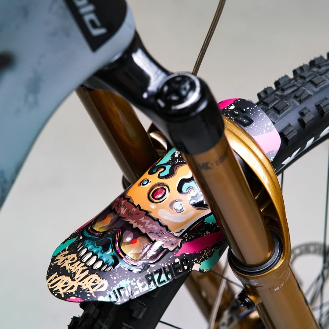 Unleazhed Parafango avvitabile | M01 Bolt On Mudguard | Per Fox 34 * 36 * 38 | Rockshox Zeb, Domain, Lyrik, Pike (fare riferimento alla descrizione) | Made in Germany