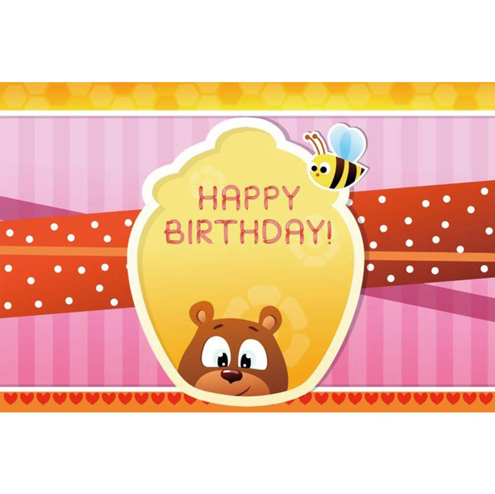 Buy CSFOTO 10x8ft Happy Birthday Backdrop for Photography Birthday