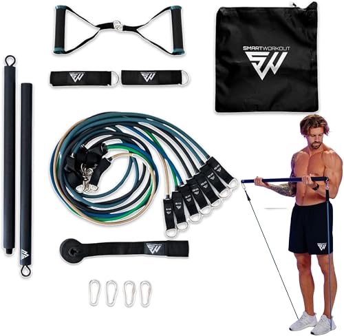 Kit 7 élastiques ajustables, +150 exercices en vidéo Smartworkout