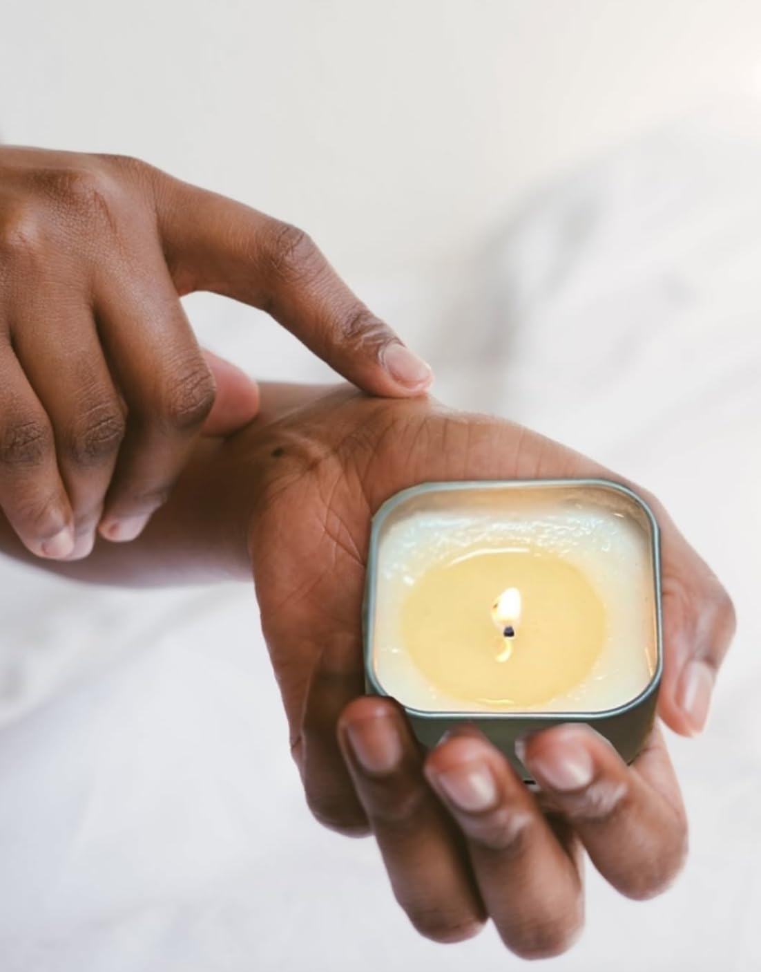 Set regalo per lui/lei, candele massaggianti versate a mano, per la cura di sé