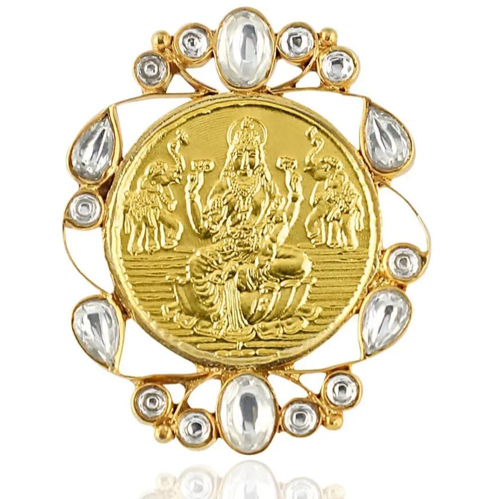 Unniyarcha 92.5 Silver Kuber Kundan Ring for Women Pure Silver 925, Sterling Silver Jewellery with Certificate of Authenticity for Women Silver� (B0D3XGFYWN) Amazon Price History, Amazon Price Tracker