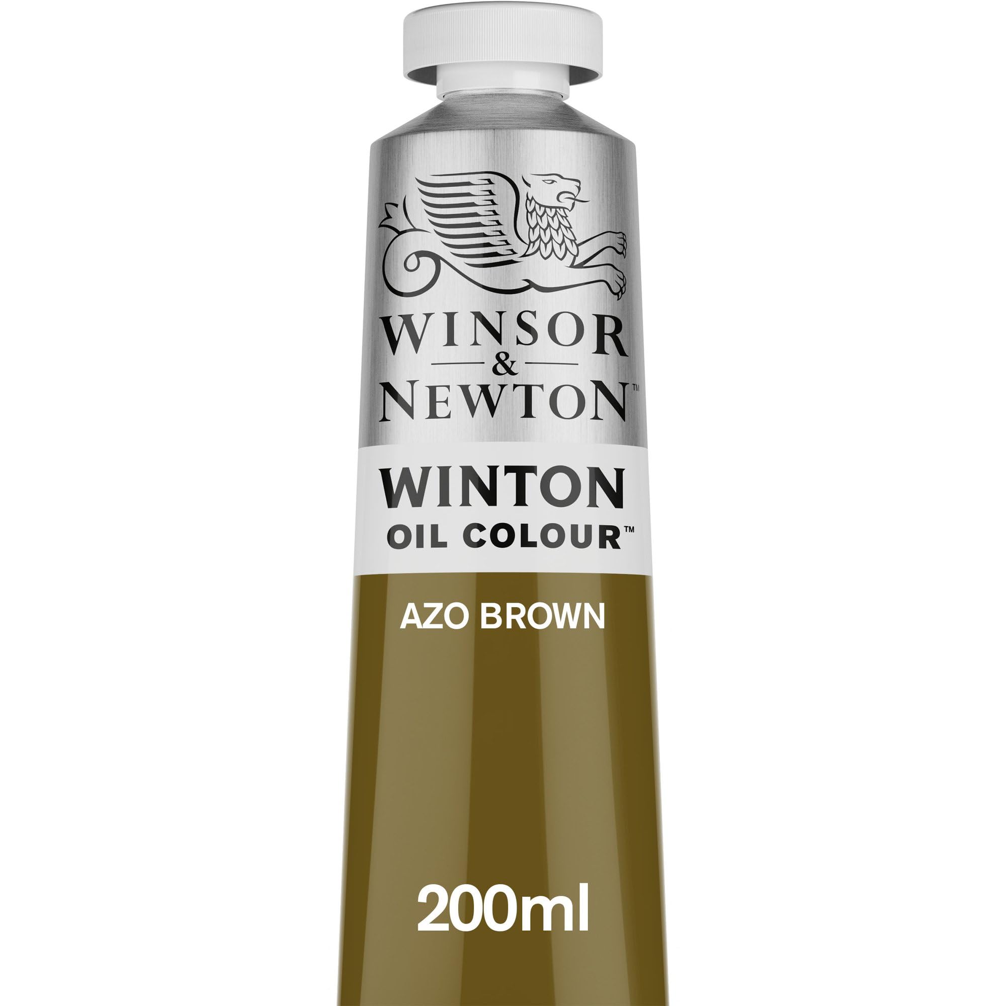 Winsor & Newton Oil Paint, AZO Brown, 200 ml (Pack of 1)