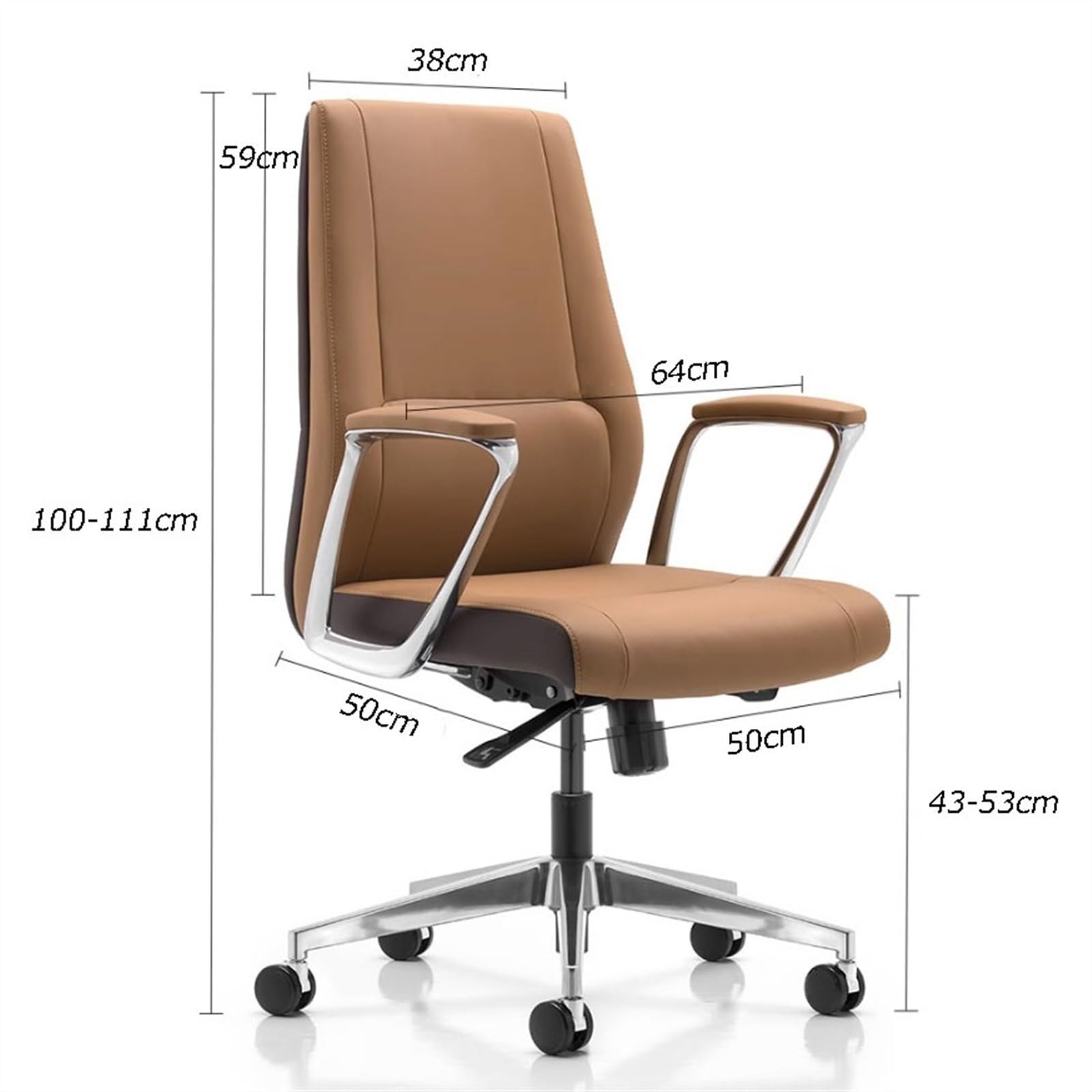 Sedie da ufficio per la casa Mobili for ufficio alla moda Sedia da studio moderna di lusso girevole sollevabile Soggiorno e tempo libero(C)