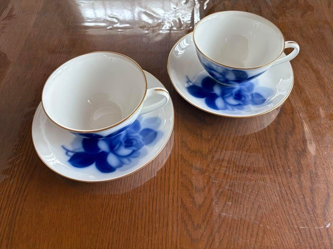 オールドニッポン 龍紋 ティーカップ ソーサー トリオ ドラゴン ぼかし