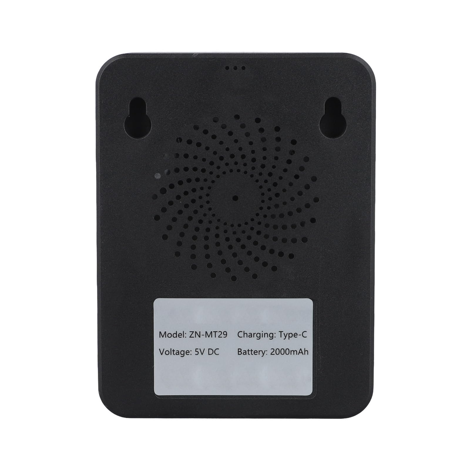 Monitor de calidad del aire 15 en 1 para el hogar y la oficina, sensor de aire interior en tiempo real con detección PM2.5 HCHO, probador IAQ para TUYA (negro)