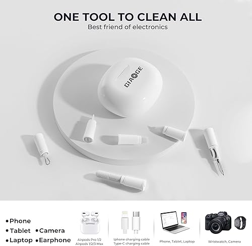 Miniatura 2 de Kit de limpieza para iPhone para puerto de carga, kit limpiador multi7 en 1, herramienta de limpieza de teléfono, reparación para iPhone y cable de