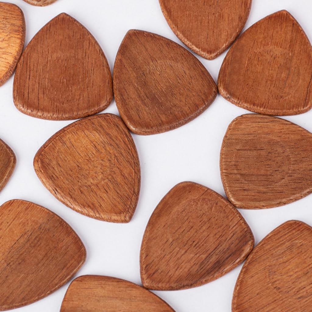 Plettri per chitarra in legno eccellente, plettri professionali per chitarra, colore naturale