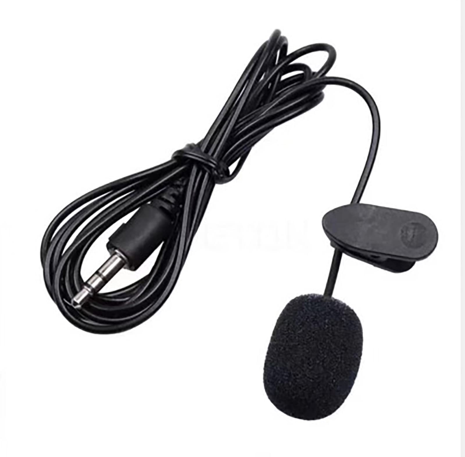 3,5-mm Lavalier Mikrofon, Freisprech Kabel Kragen Clip Mikrofon für Videoaufnahmen, Videokonferenzen, Vlogging, Lavalier Ansteckmikrofon, Studio, kabelgebundenes Mikrofon, Mikrofon