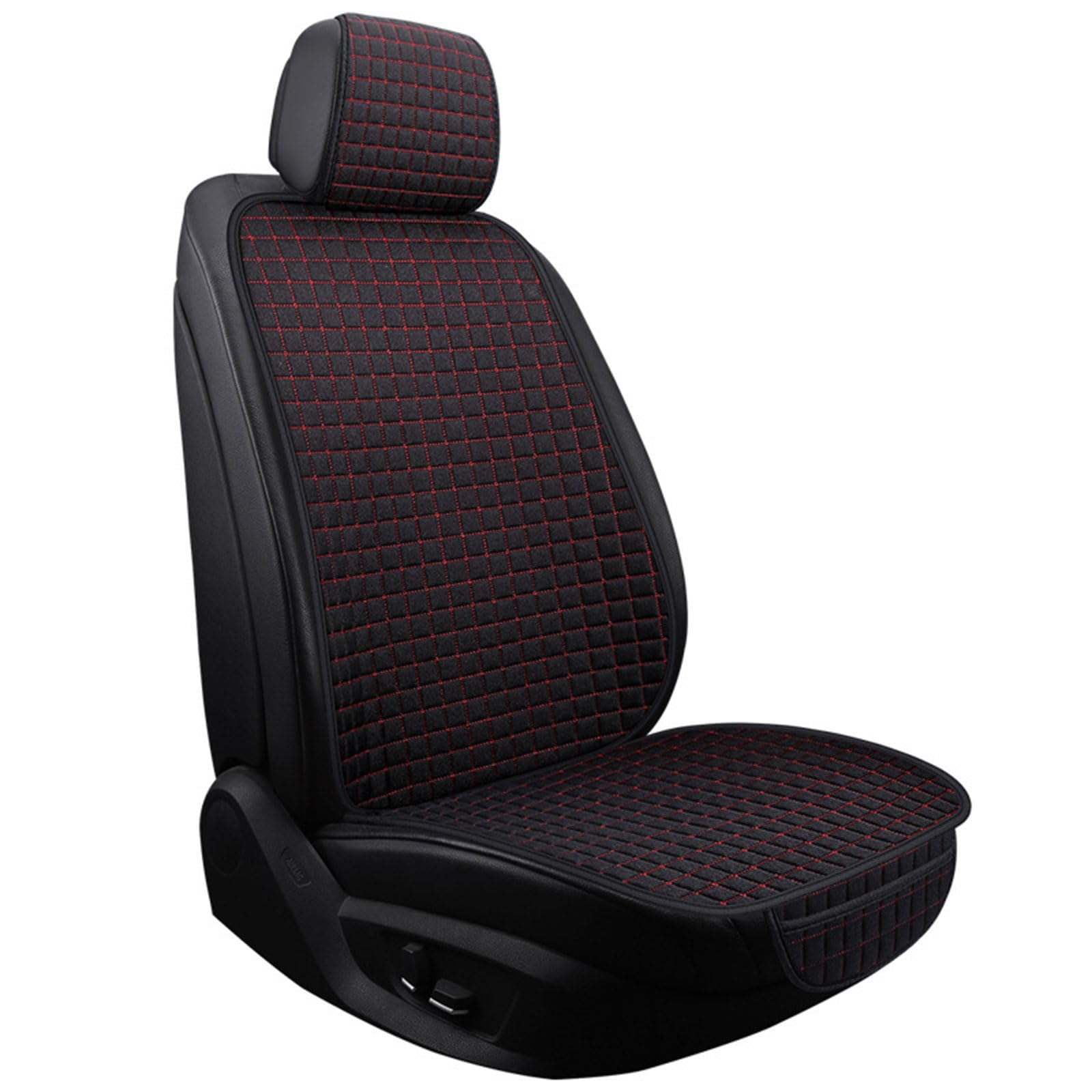 Housses de Siège de Voiture pour Renault Twingo E-Tech (2026-) | 2Pcs Protecteur de Coussin de Siège Respirant Antidérapant en Lin