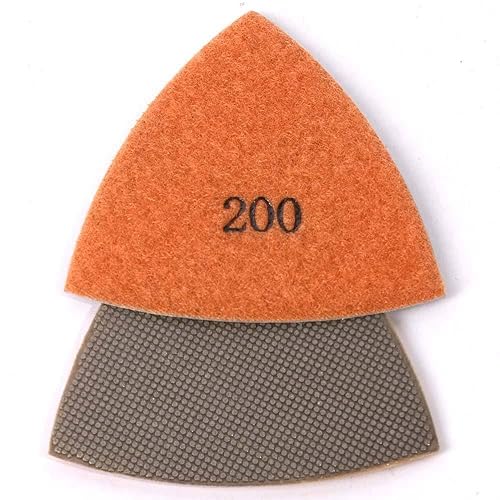 Reemplazo 200 Grit Electroplated Triangular Pulido Diamante Oscilante Pad para Diamante Especialidad MB1T