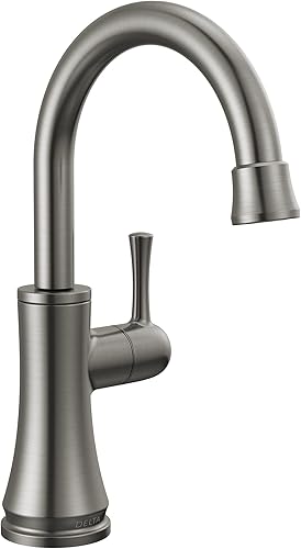DELTA FAUCET 1920-KS-DST - Grifo tradicional para bebidas, acero inoxidable negro