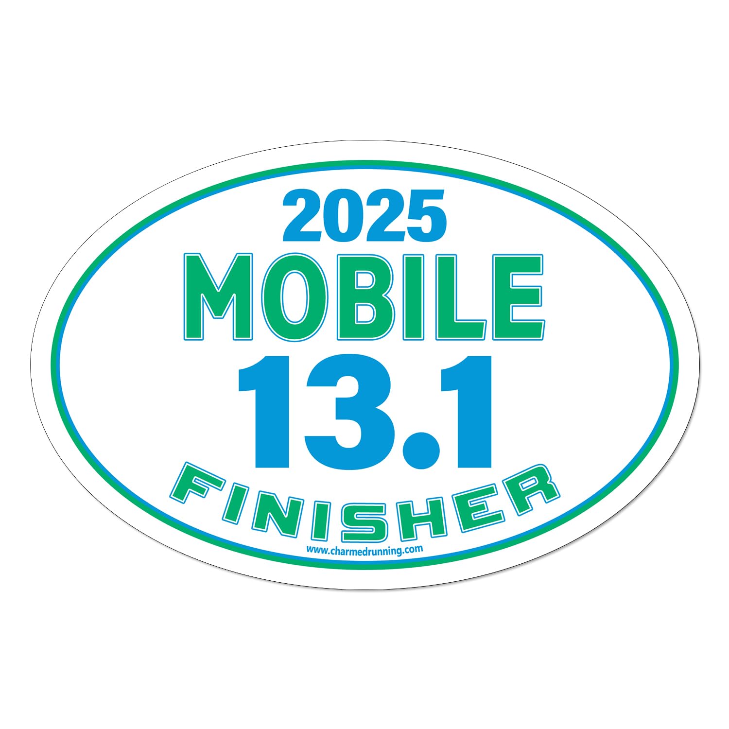 Brand Mobile Half Marathon 13.1 Finisher Car Magnet with Custom Year Option