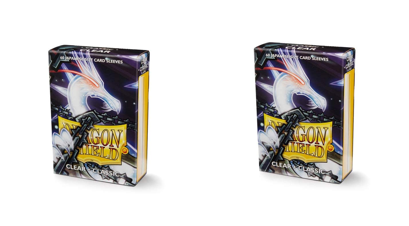 5 Packs Dragon Shield Classic Mini Japanese White 60 Ct Card Sleeves Value Bundle