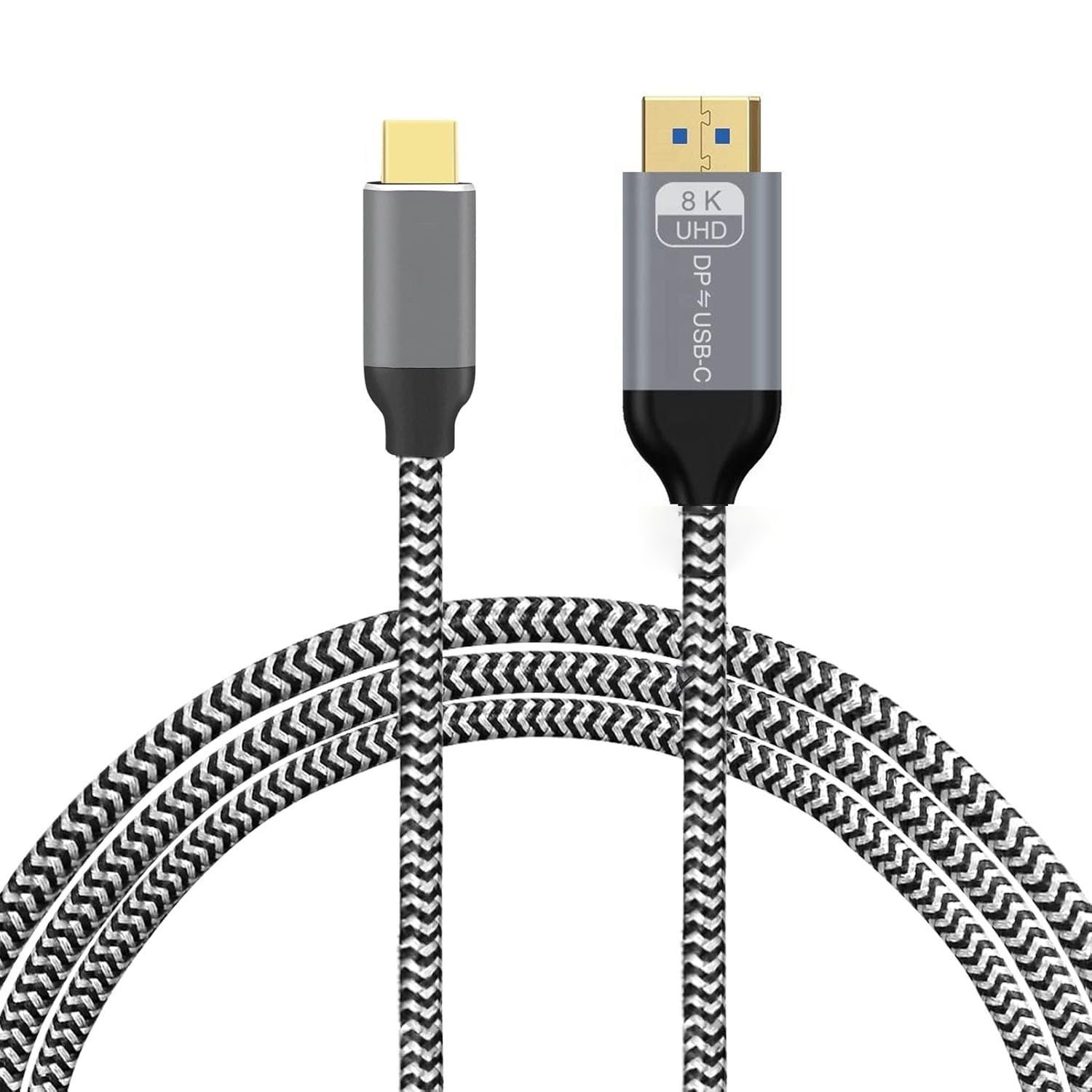 ETZIN Bidirectional 8K USB C to DisplayPort Cable 1.8M, Type C Thunderbolt 3/4 to DP Cable 8K@60HZ,4K/144HZ/120HZ,2K@360HZ, for Phone 17/16 Series,Pro/Air,Galaxy S23/23+,Pad Pro/Air/EPL-1520CC-image-42