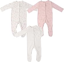 SJ SHINE Baby Full Length 100% Cotton Rompers Sleepsuits Jumpsuit Night Suits for Infants Newborn Baby Boys & Girls Pack of 3pcs Set