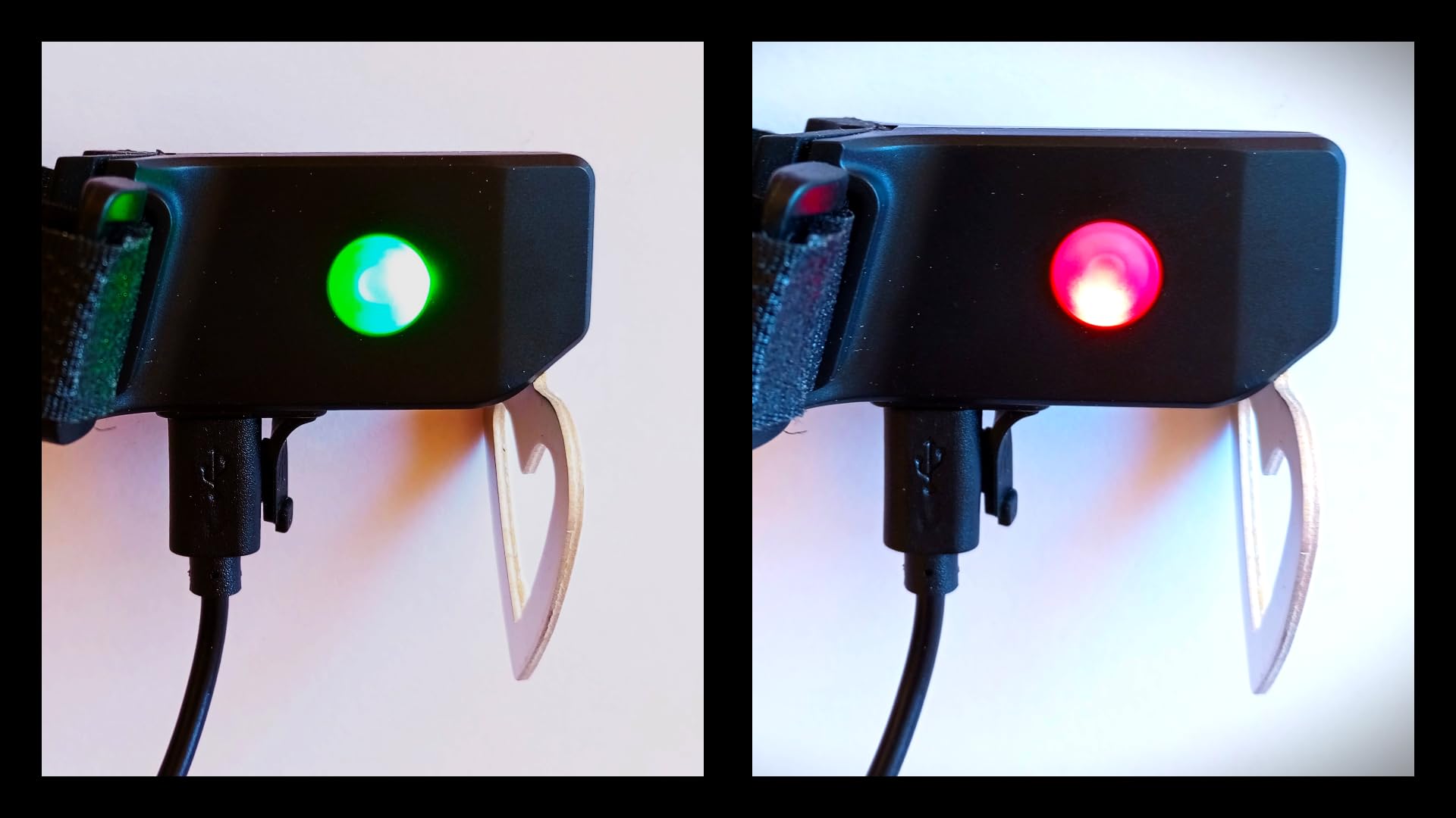 Coeur Eclairage arrière LED pour Vélo 5 Modes d'éclairage - Charge USB - Etanche IP64