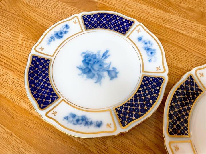 大倉陶園 ブルーインペリアル プレート6枚セット 大倉陶園 ブルー