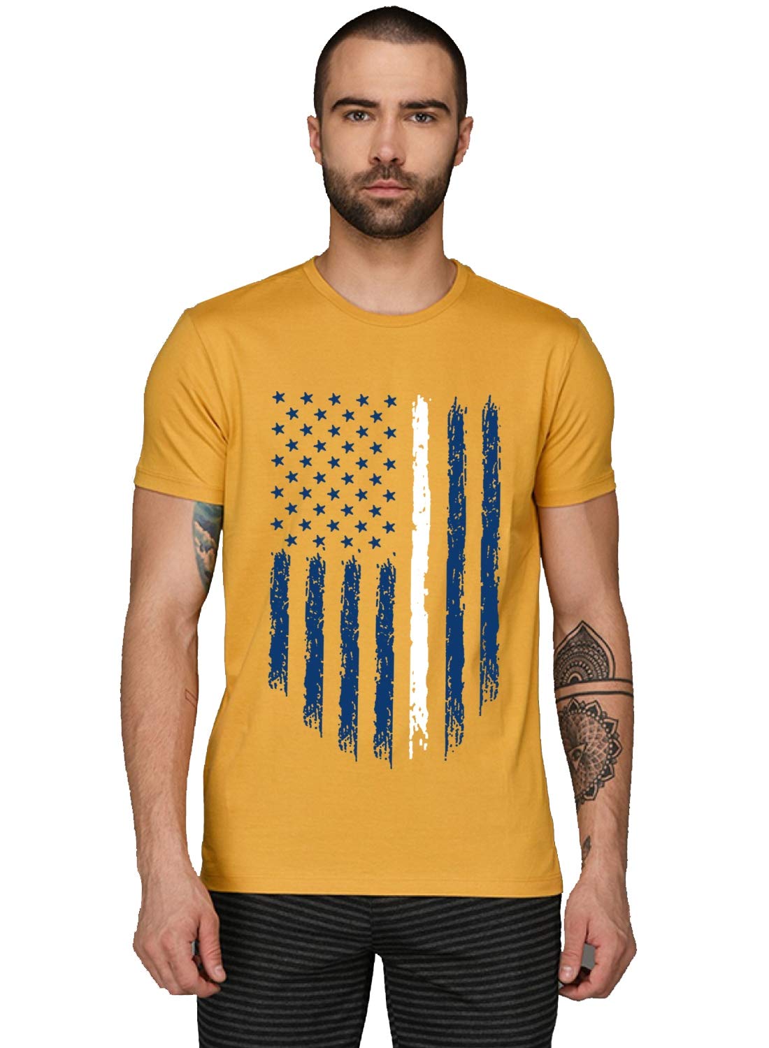 ADROMen's Cotton Regular Fit T-Shirt