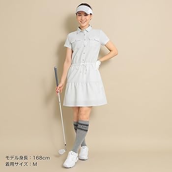 Amazon.co.jp: [キャロウェイ] レディース 半袖 ワンピース