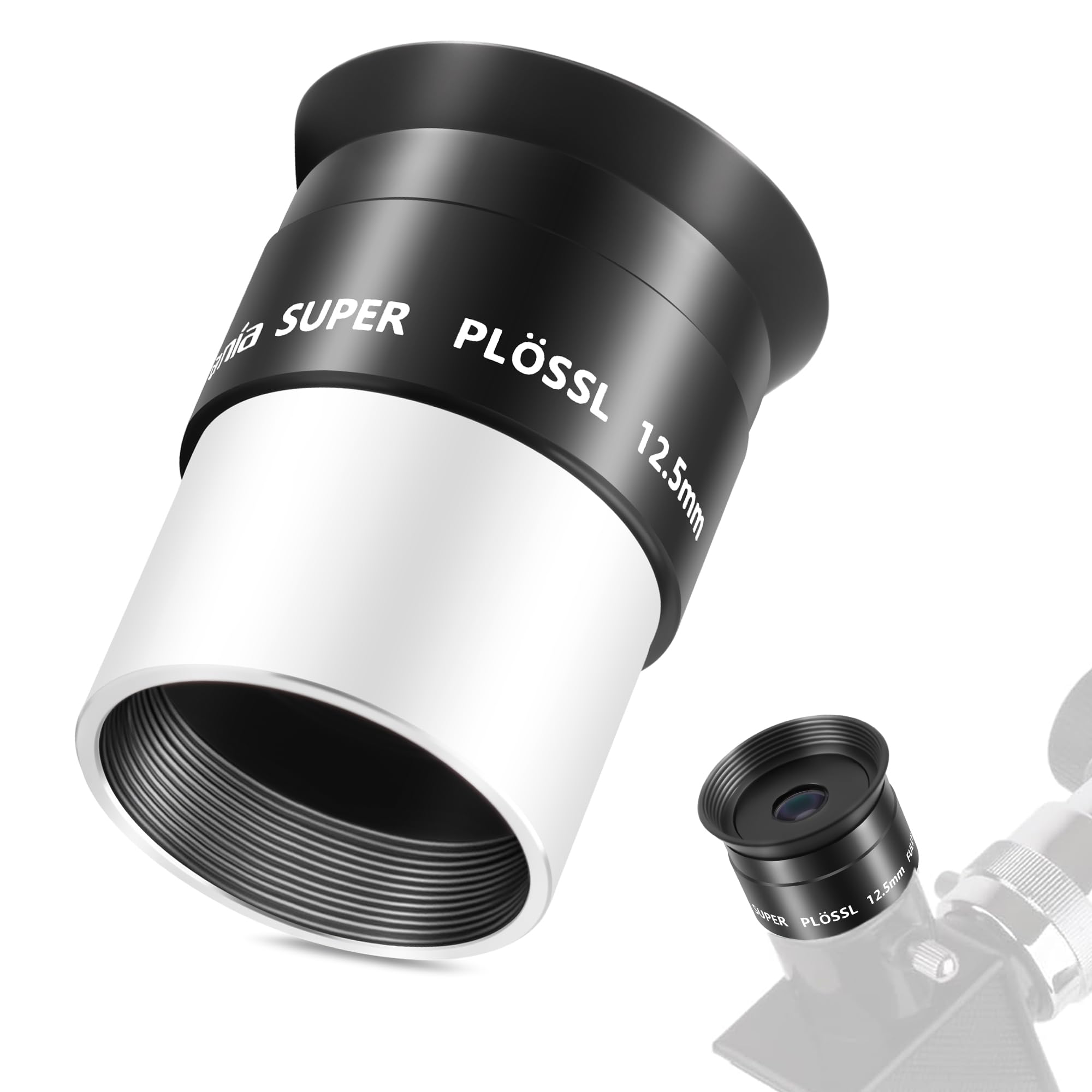 Astromania 3,2 cm 12,5 mm Super Ploessl oculaire – Le Moyen le plus économique d'ENTRER une photo nette
