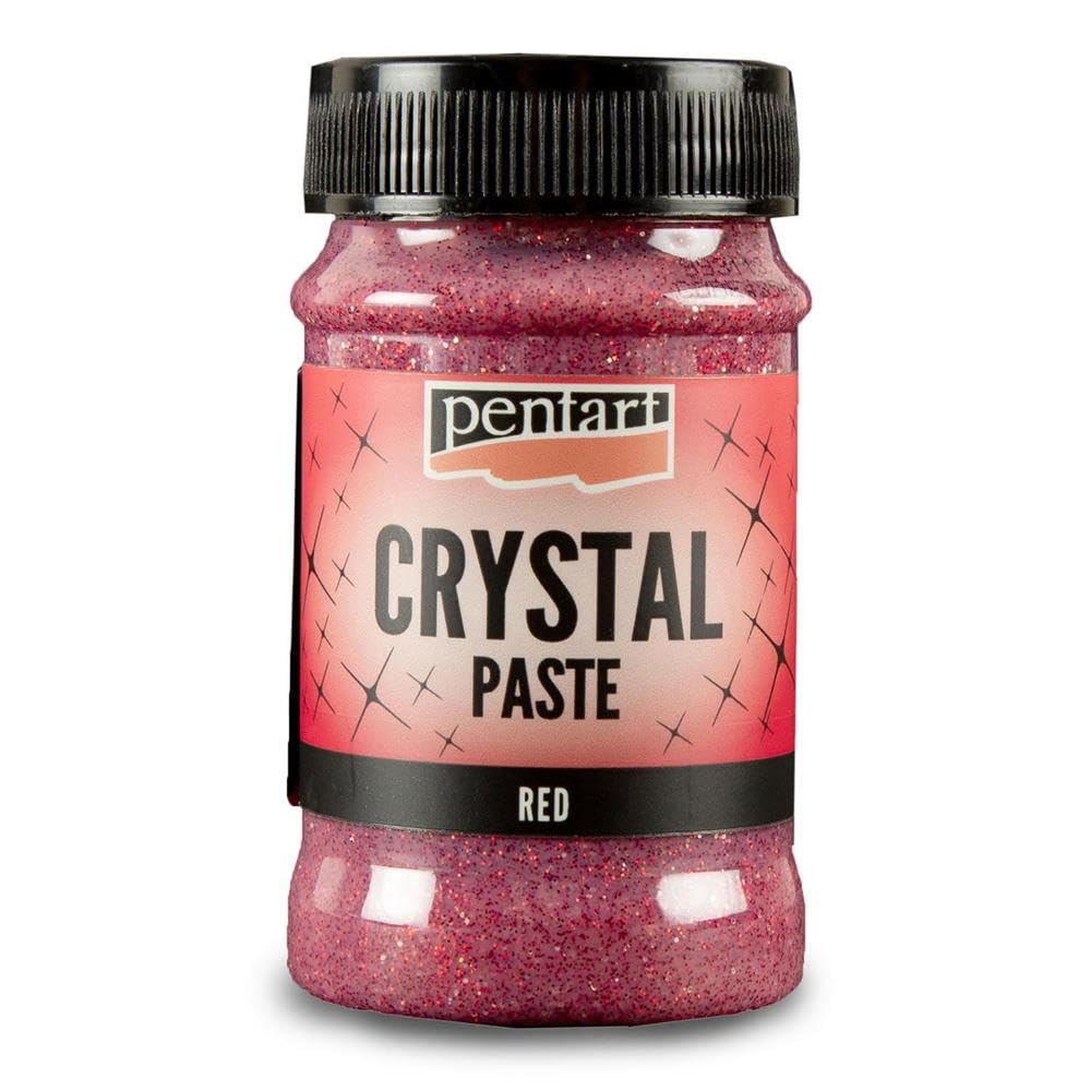 Pentart One Crystal Paste 100 Ml Red,