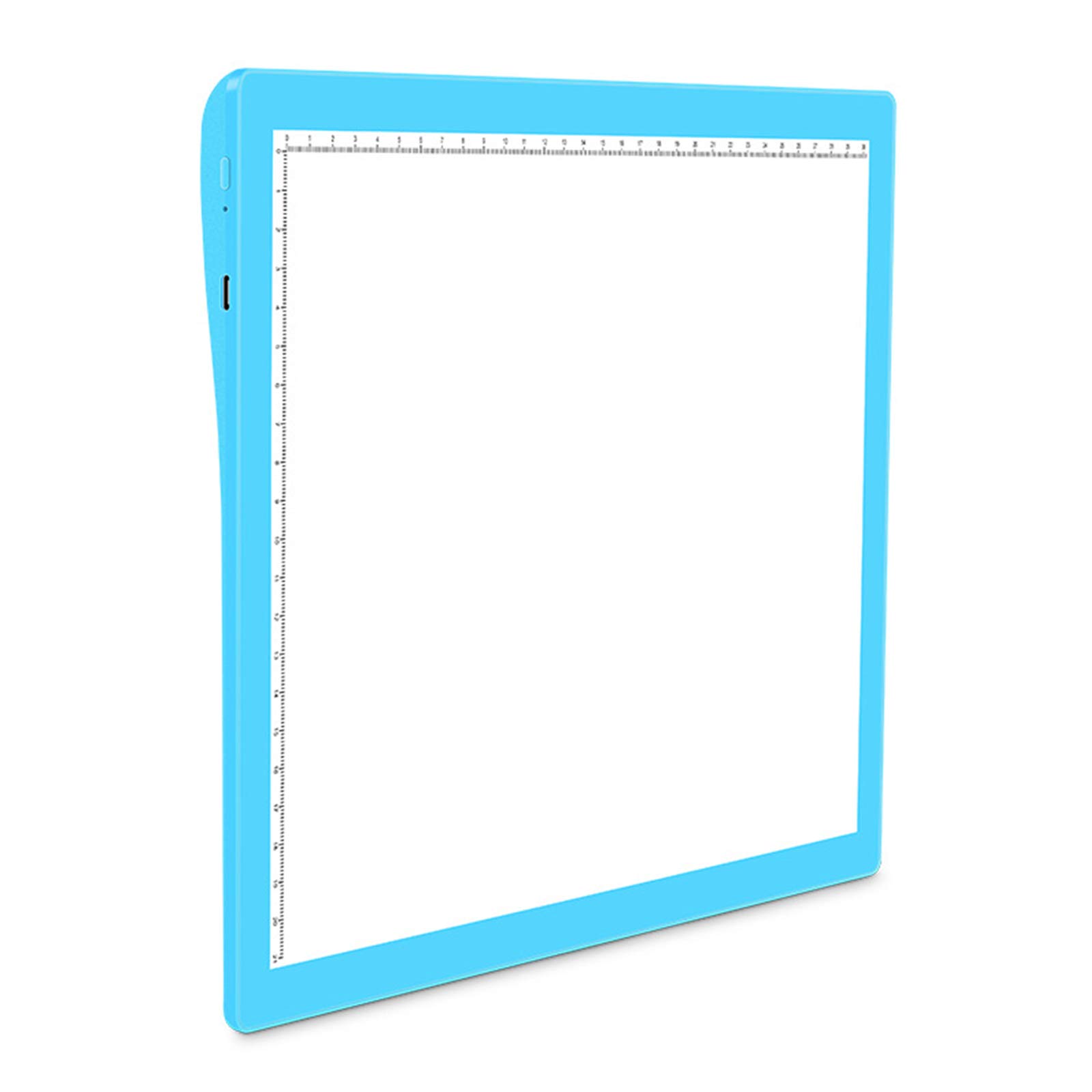 Tavolo da Pittura A4 Scatola Luminosa Lampada Portatile Pad Ricaricabile LED Copy Board 5 velocità Dimmerabile Tavolo Luminoso Alimentato a Batteria per Animazione di Pittura per Bambini,Blu