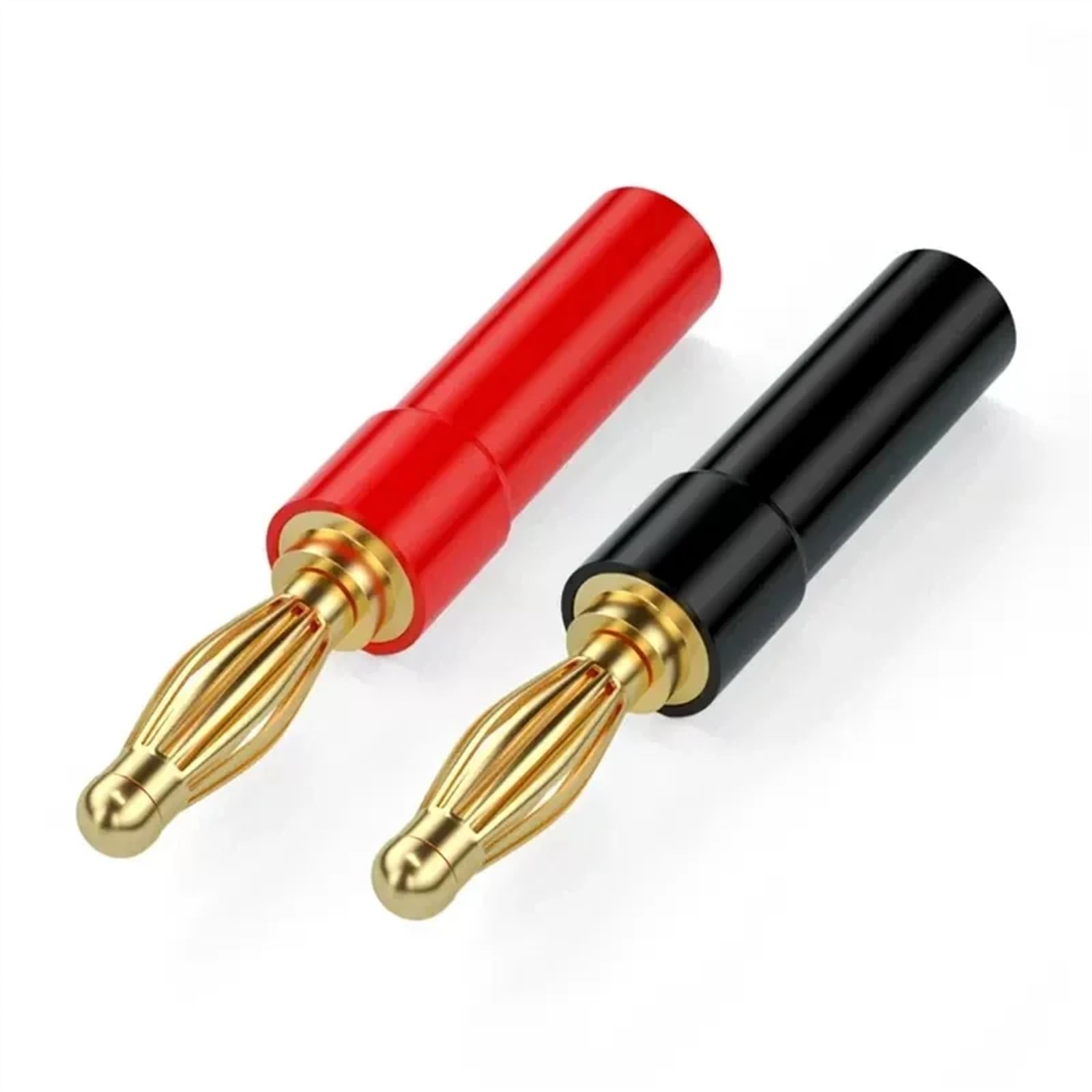 20 x 4 mm wtyk bananowy z pozłacanym złączem 24-karatowym złotem i blokadą śrubową, nadaje się do podłączenia systemów audio i głośników" wzmacniacz (Mx20)