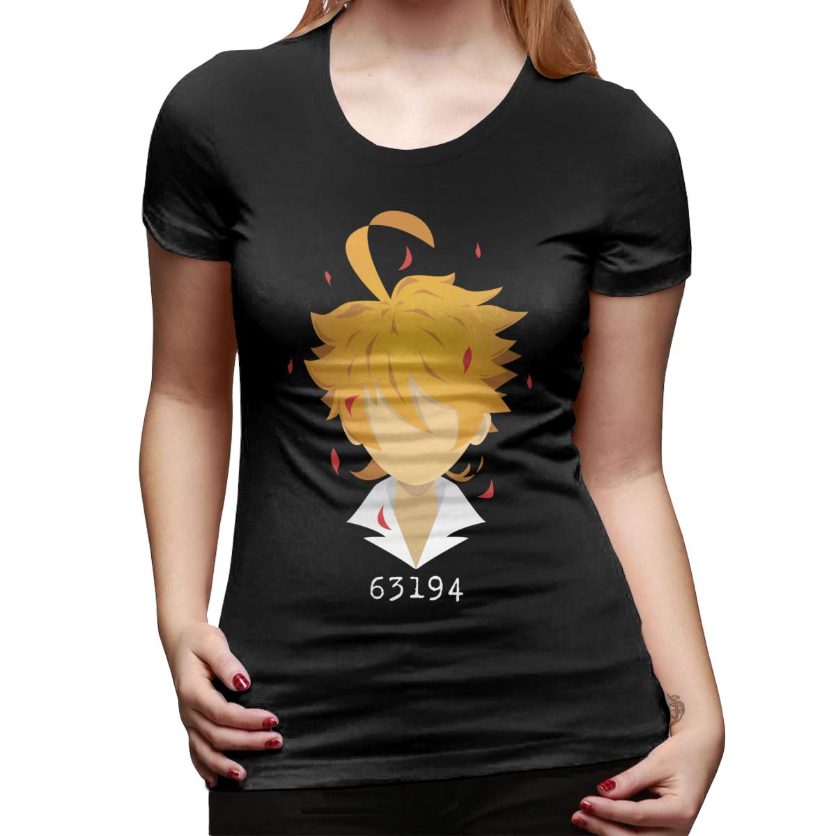 The Promised Neverland Emma 63194 Women's Short Sleeve Top T-Shirt