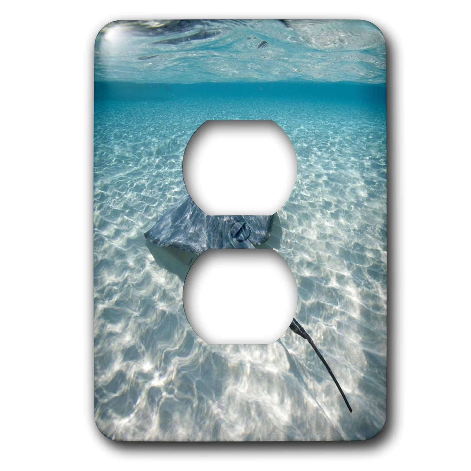 Capot de prise électrique Îles Caïmans décor mer des Caraïbes 3dRose