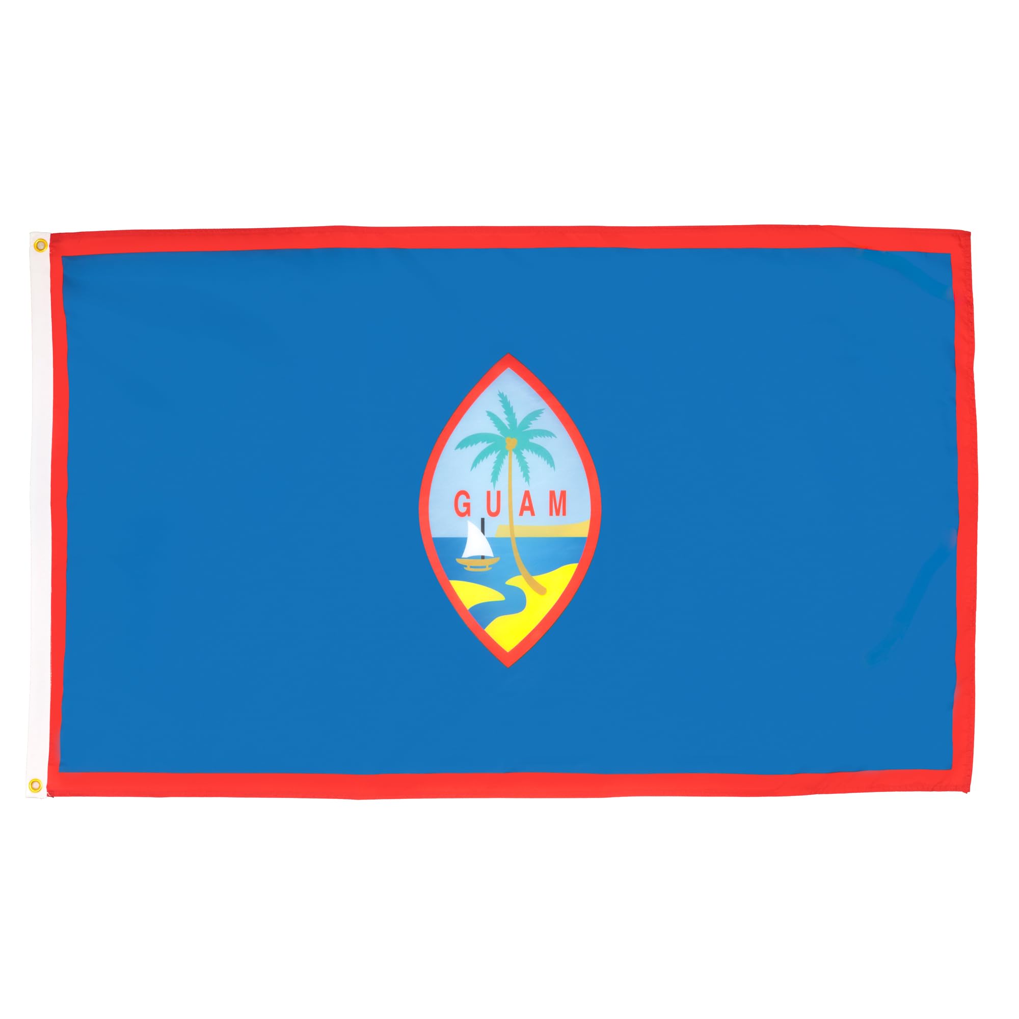 Drapeau Guam en Polyester 100D, 150cm x 90cm