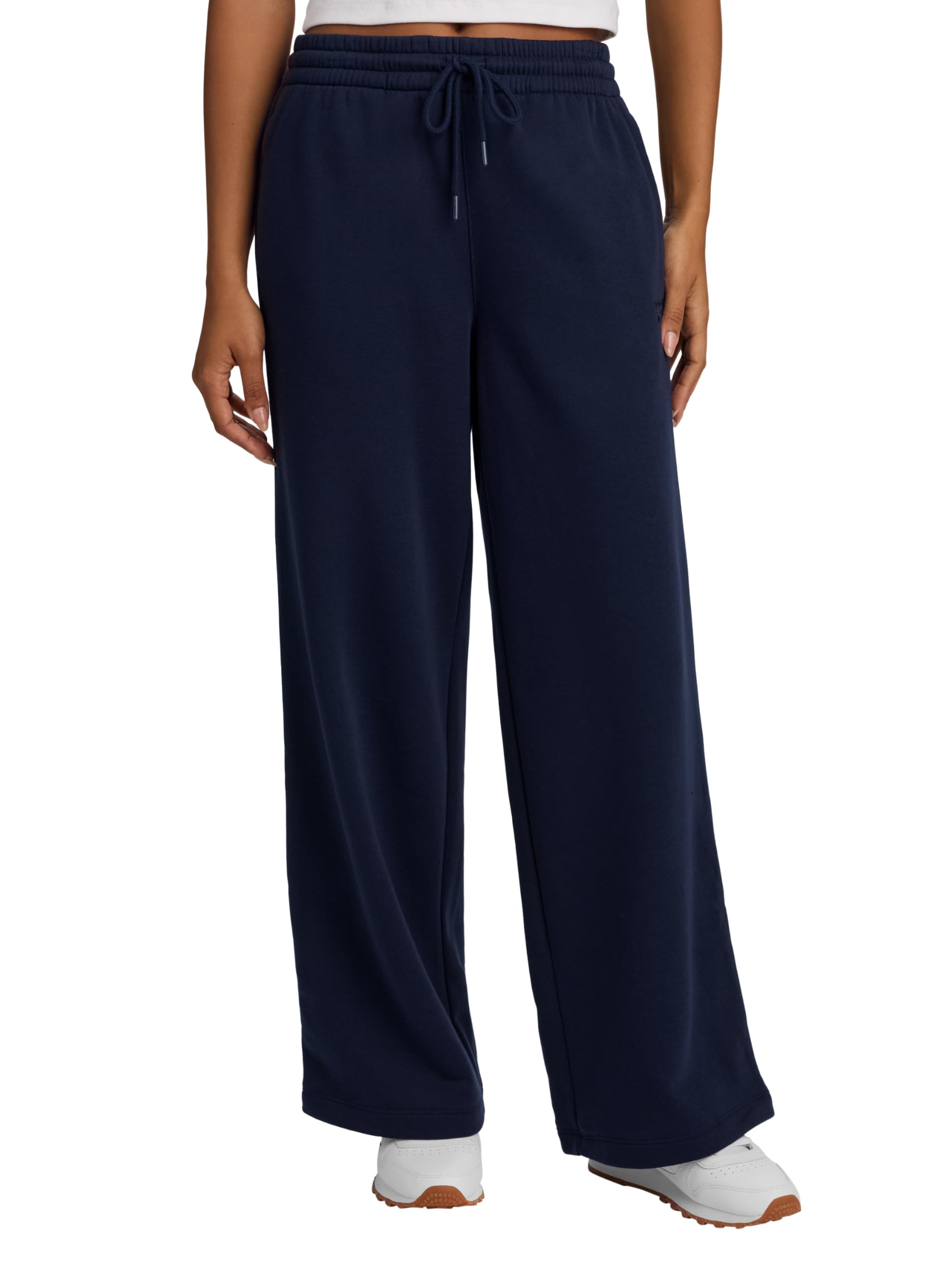 Women's Tonal Wide Leg Sweatpant, Standard Fit, 30” Inseam, Midweight Cotton-Poly Fabric